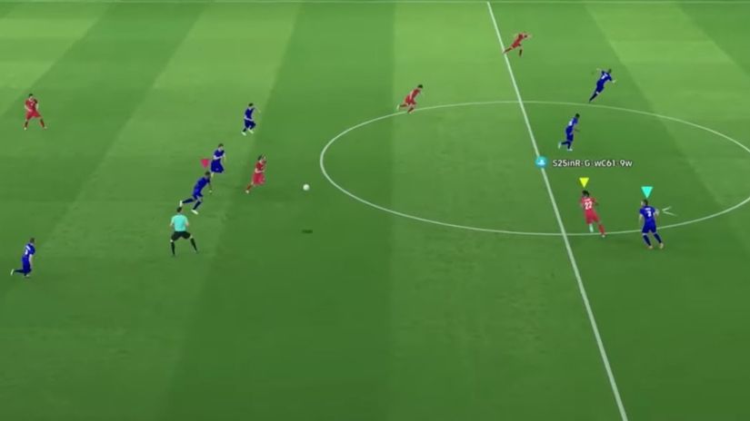 Screengrab of FIFAe World Cup 2026 match between Kenya and Mauritius.