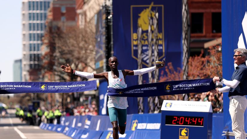 John Korir © Boston Marathon 