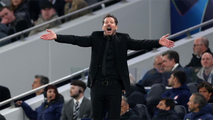 Diego Simeone is always very passionate (©Justin Setterfield/Getty Images)