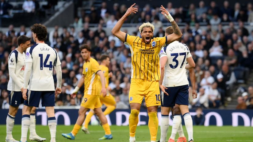 Georginio Rutter shocked Spurs deep in added time (©Mike Hewitt/Getty Images)