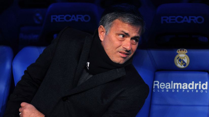 Jose Mourinho during his time at Real Madrid (©Getty Images)