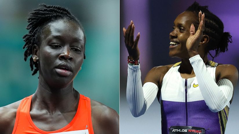 Rosemary Longisa, Faith Kipyegon © Gallo Images