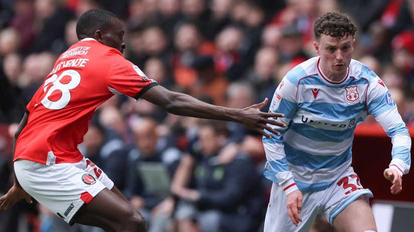 Collins Sichenje reacts to Charlton Athletic fans composing song for him