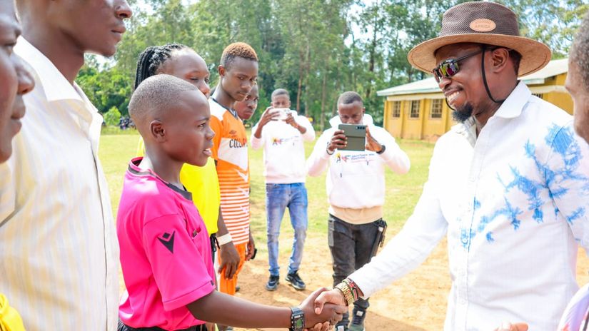 Whistle of ambition: Waweru, Taylor-inspired teen referee dreaming of World Cup duties after running show in Vihiga