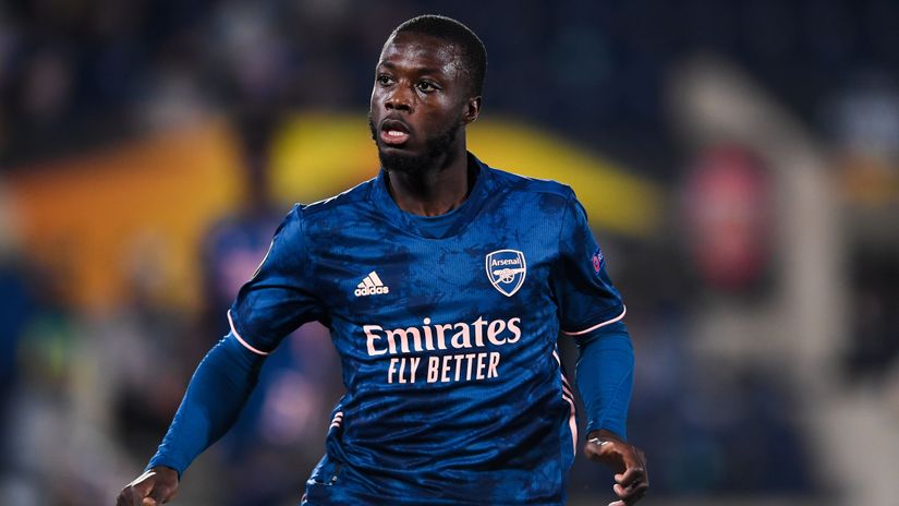 Nicolas Pepe during his stint with the Gunners (©David Ramos/Getty Images)