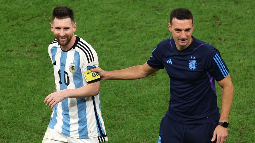 Messi and Scaloni (©Getty Images)