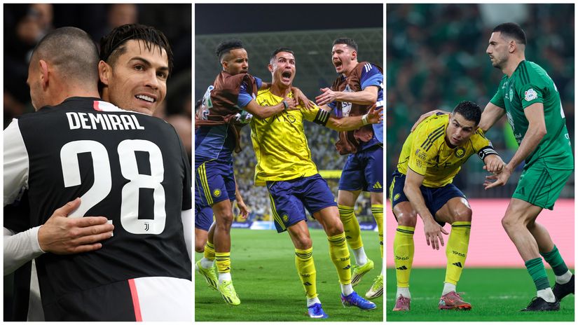 A short story of Ronaldo's victory and the end of his friendship with Demiral (©Getty Images)