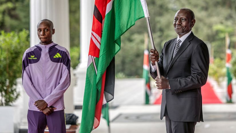Sabastian Sawe © AFP