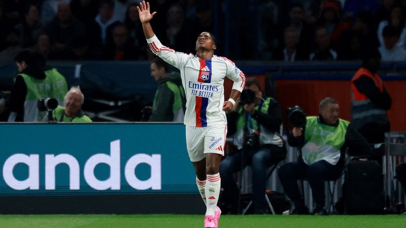 Endrick is on loan at Olympique Lyon (©REUTERS/Stephanie Lecocq)