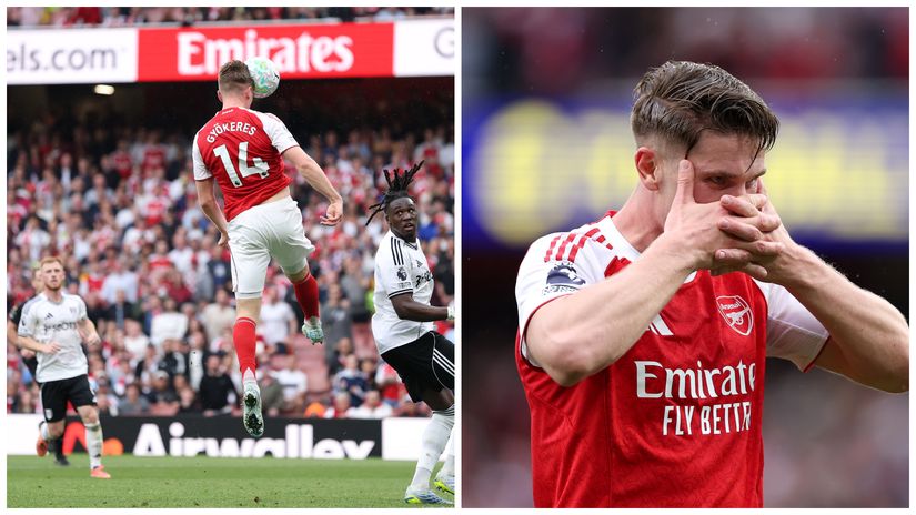 Gyokeres was lethal against Fulham (©Getty images)