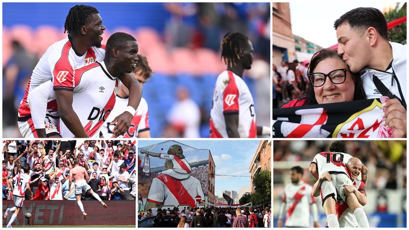 One big happy Rayo family... (©Getty images)