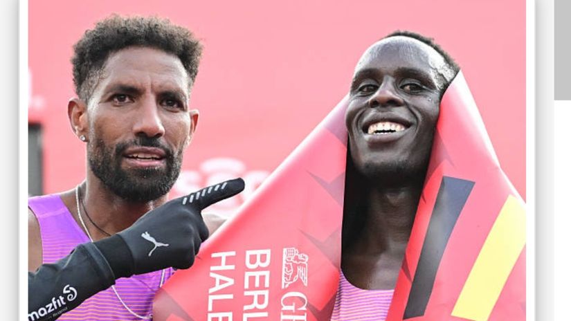 Amanal Petros, Dennis Kipkogei© Gallo Images