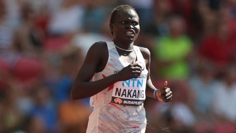  Perina Lokure Nakang at the World Athletics Championships Budapest 23 (© Getty Images)