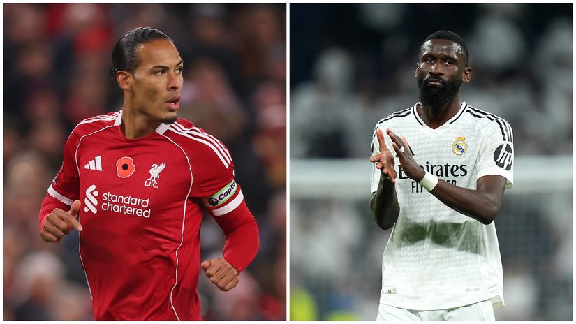 Van Dijk and Rudiger (©Getty Images)