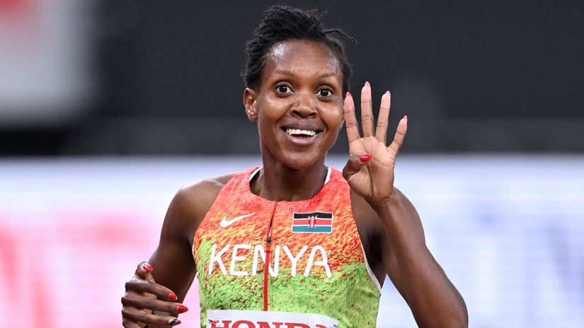 Faith Kipyegon © AFP