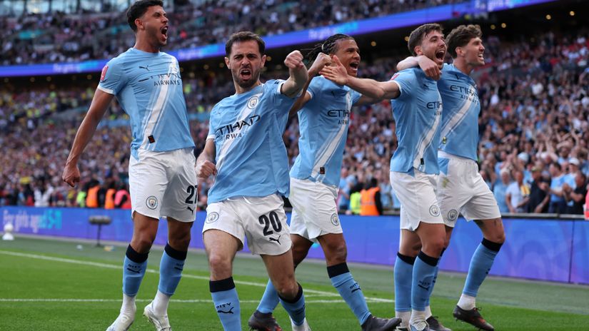 Bernardo has had lots of reasons to celebrate with City over the years (©Justin Setterfield/Getty Images)