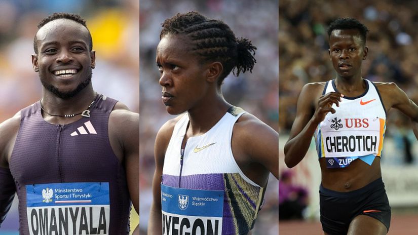 Ferdinand Omanyala/Faith Kipyegon/Faith Cherotich ©Getty Images