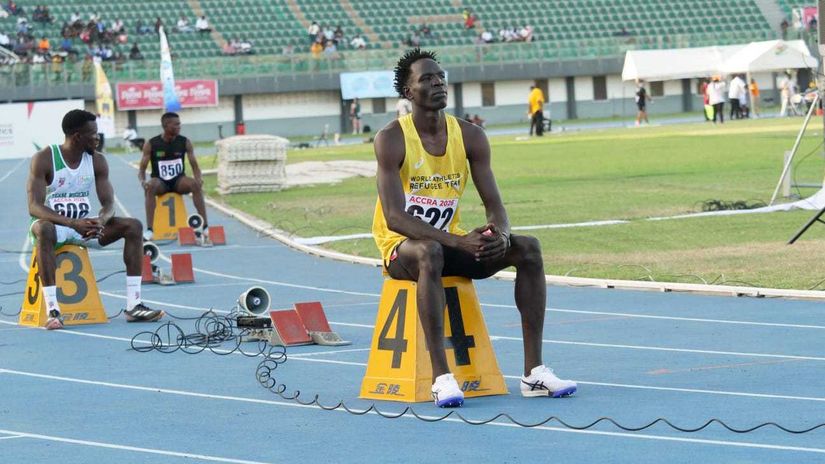 Solomon Ayela Okeny at the African Championships (© Martin Moses)