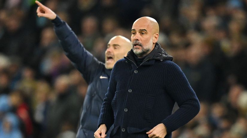 Guardiola and his probable successor Maresca (©Michael Regan/Getty Images)