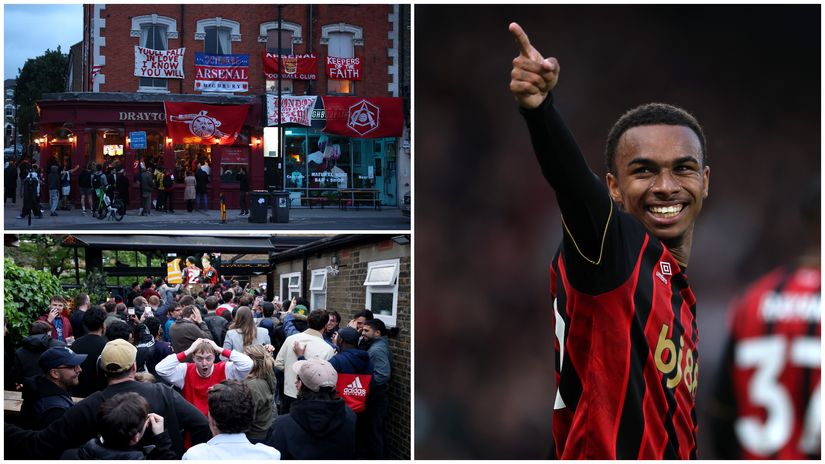 What a night for Arsenal fans (©Gallo Images)