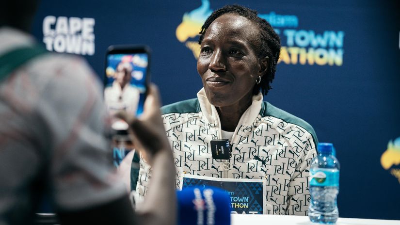 Edna Kiplagat ©Cape Town Marathon