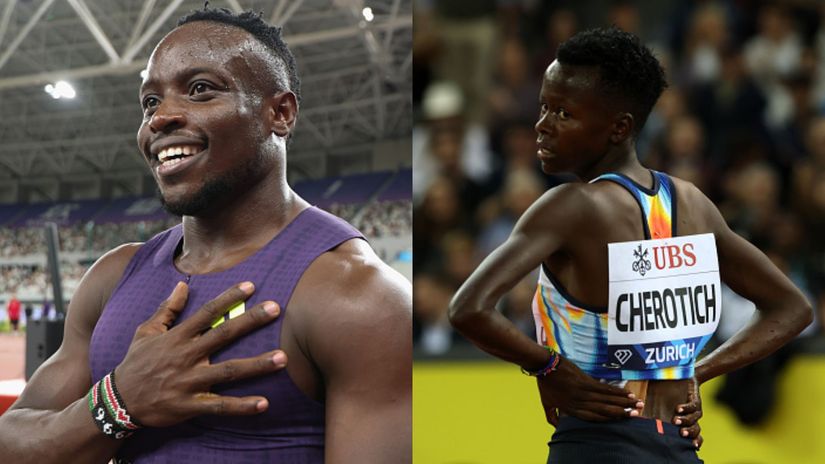 Ferdinand Omanyala/Faith Cherotich ©Getty Images