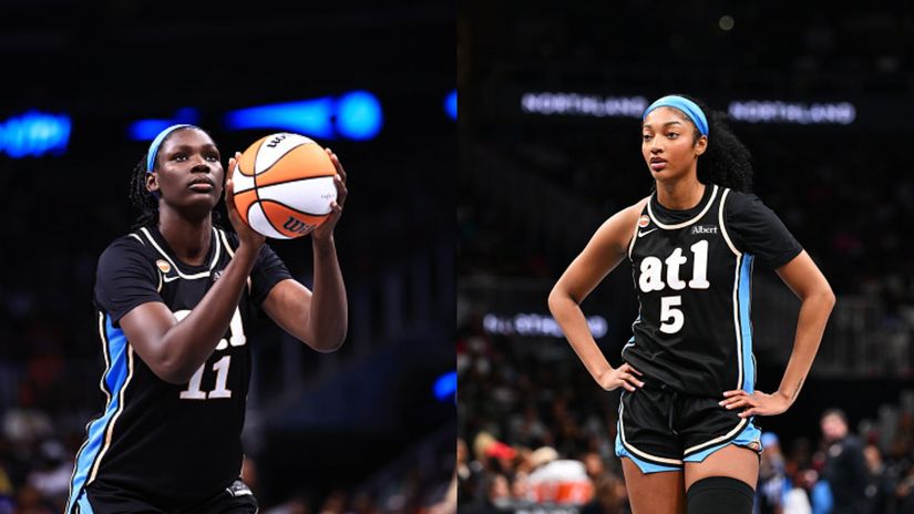 Madina Okot/Angel Reese ©Getty Images