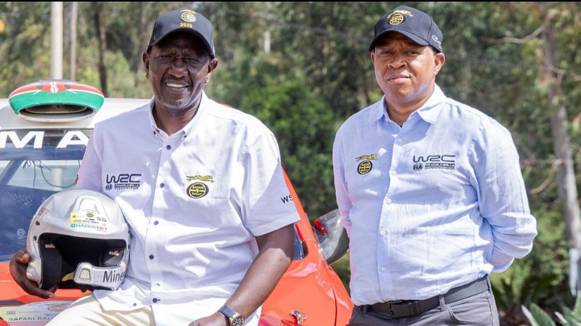 President William Ruto and Charles Gacheru © Courtesy