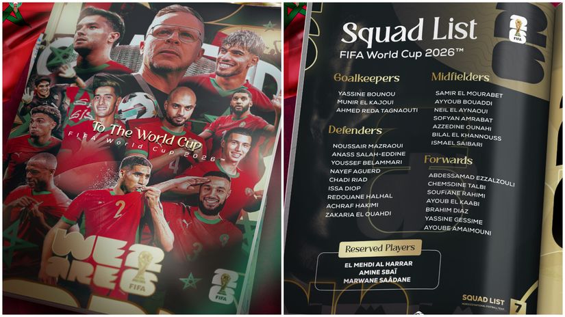 Morocco WC squad is ready (©x.com/EnMaroc)