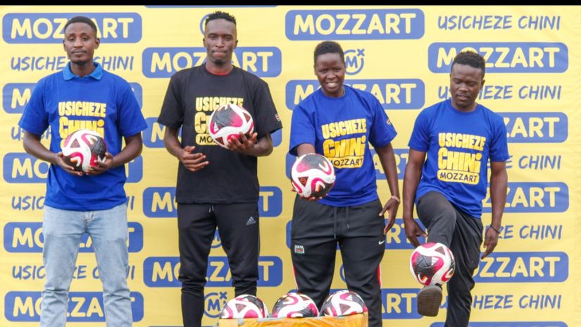 Kenya Police midfielder's Ksh100,000 Mozzart Bet cheque benefits 1,500 Kawangware kids
