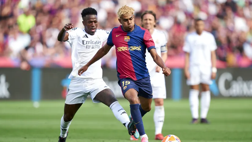 Vinicius and Yamal (©Gallo Images)