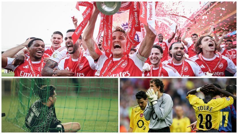 Seaman and Lehmann were tragic heroes of two Arsenal finals in Paris (©Gallo images/Getty images)
