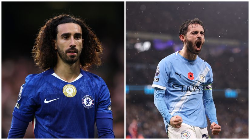 Marc Cucurella and Bernardno Silva (©Getty Images)