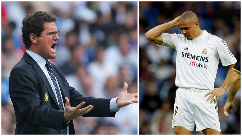 Fabio Capello and Ronaldo Nazario (©Getty Images)