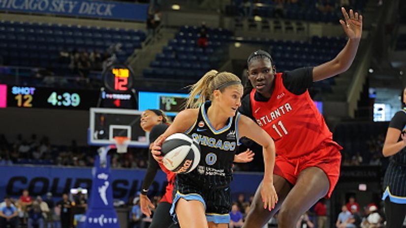 Madina Okot in action on Wednesday ©Getty Images