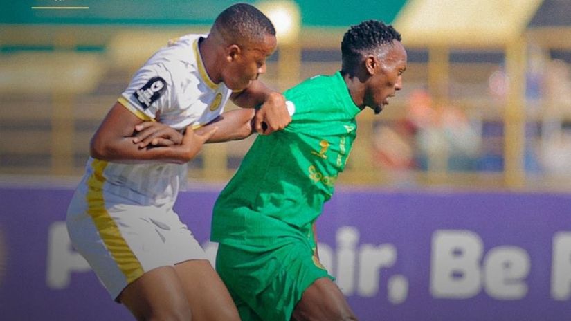 Duke Abuya in action on Sunday ©Young Africans/X