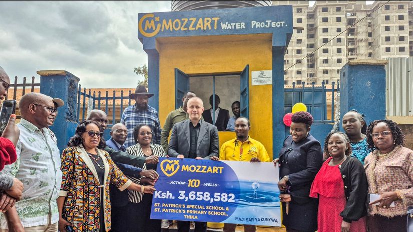 Mozzart Bet Country Manager Sasa Krneta during the commissioning © Aluda Cyprian