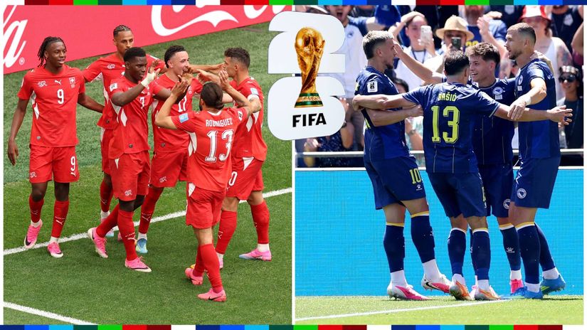 Switzerland and Bosnia rejoiced after the final round in Group B (©Getty Images)