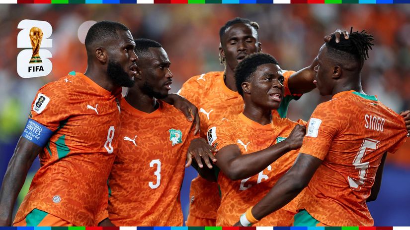 Ivory Coast players celebrating (©Getty Images)