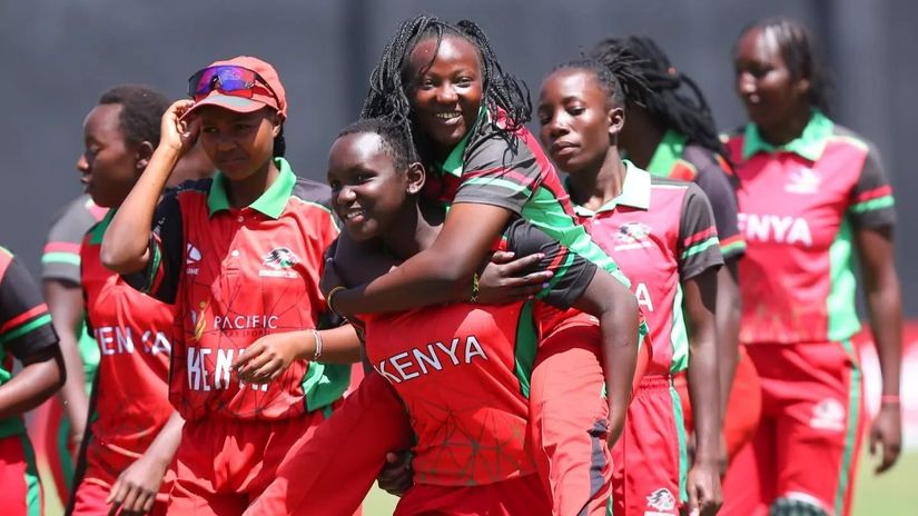 Kenya women's national cricket team players ©Alvin Wesonga