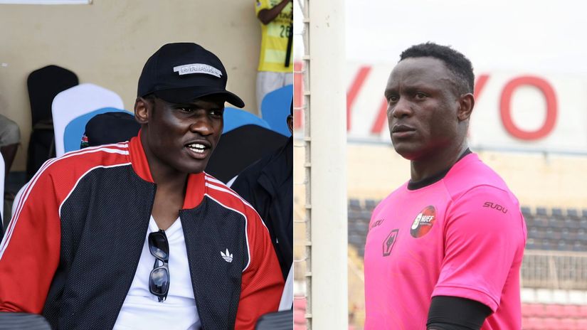 Michael Olunga, Victor Wanyama © Gad Isaac