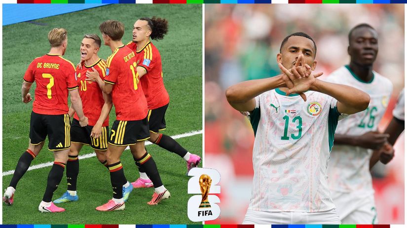 Belgium and Senegal celebrations (©Getty Images)