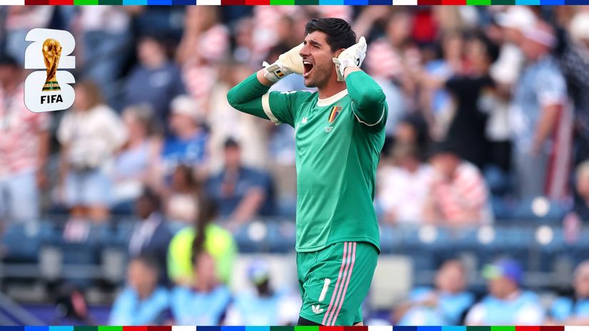 Thibaut Courtois celebrating (©Getty Images)