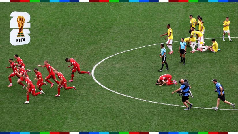 Inevitable scenes at the end of every penalty shoot-out (©Luke Hales/Getty Images)
