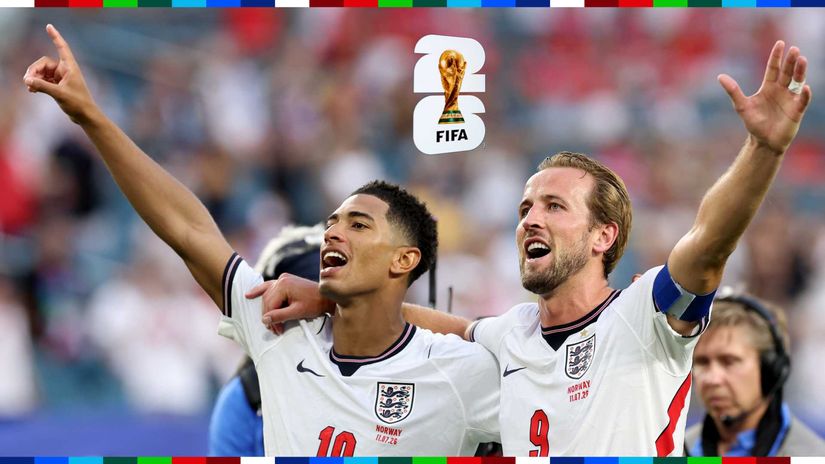 Jude Bellingham and Harry Kane led England to the semi-final (©Justin Setterfield/Getty Images)