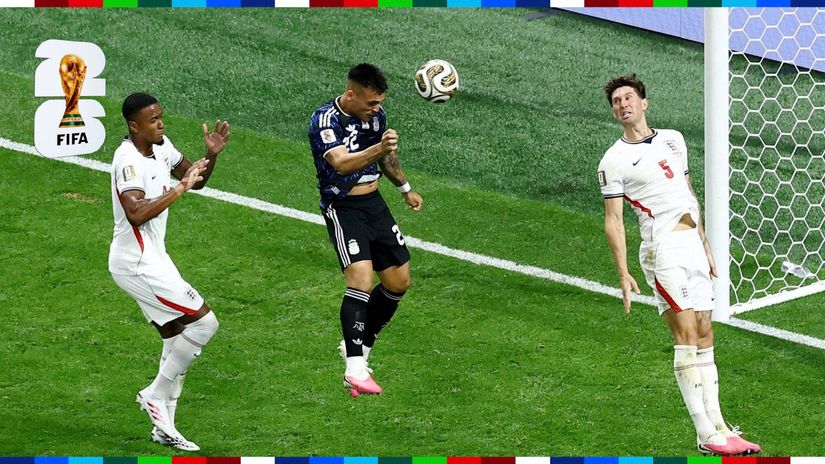 The moment Lautaro scored the winner for Argentina and extended Inter's streak (©Reuters/Lee Smith/Gallo Images)