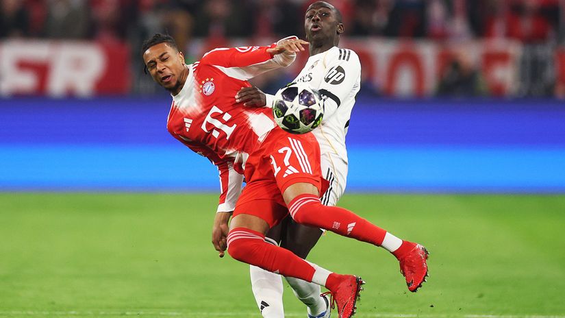 Olise could move to Real Madrid soon... (©Adam Pretty/Getty Images)