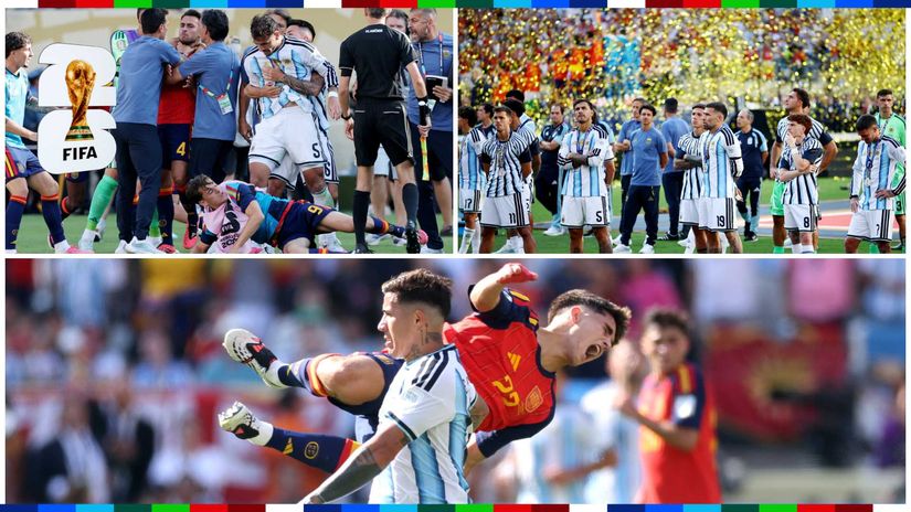 Awful scenes and shameful behaviour of Argentina players (©Getty images/Gallo images)