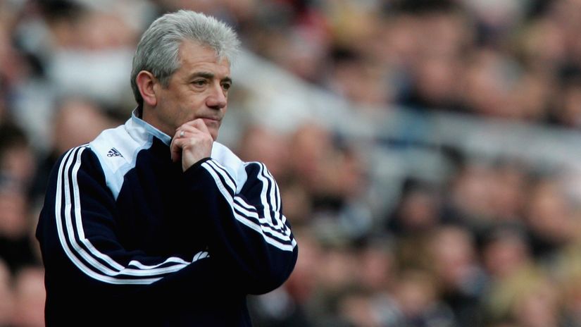 Kevin Keegan as Newcastle head coach in 2008 (©Matthew Lewis/Getty Images)