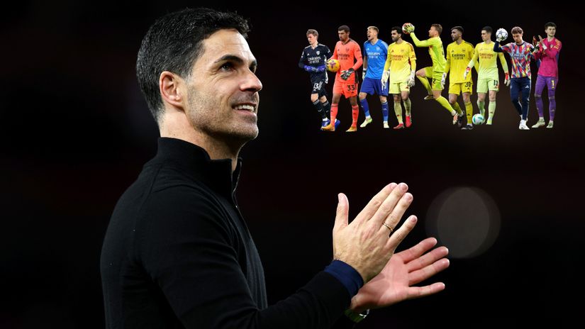 Mikel Arteta's goalkeeping universe (©Getty Images/Gallo Images/AFP)